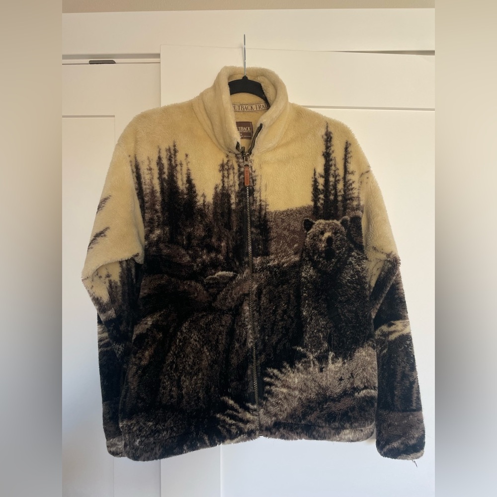 Bear Print Jacket